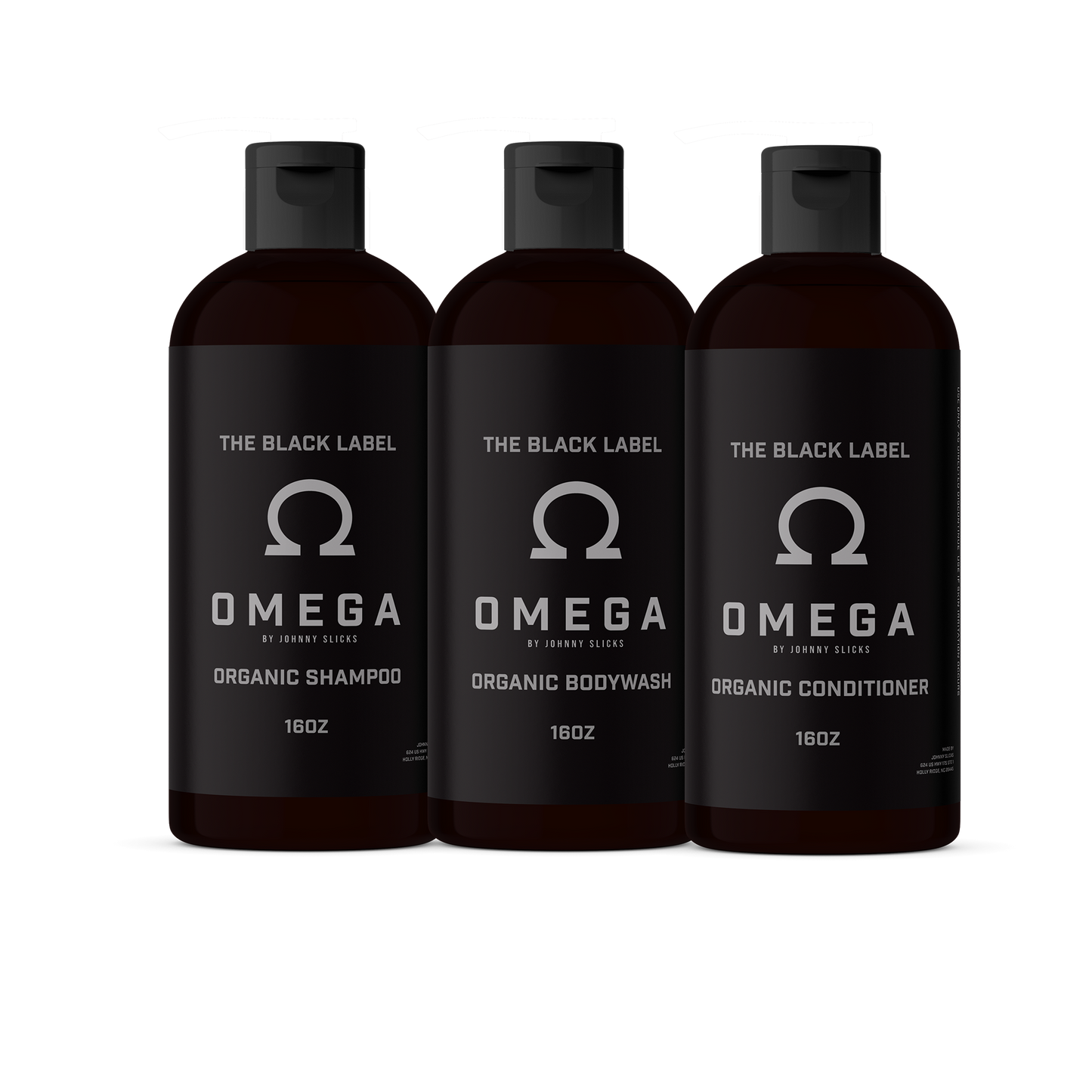 Black Label Shower Set