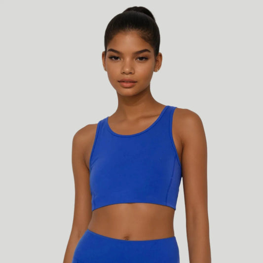 Breathe Easy Cut-Out Back Sports Bra – Lycra® Blend